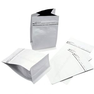 Flat Bottom Pouches Tear Off Zipper