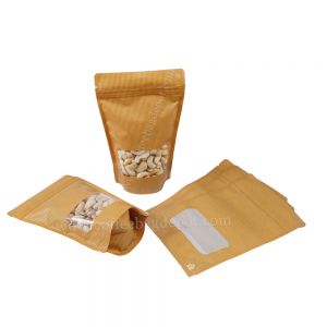 Recyclable Stand Up Pouches With Rectangle Window