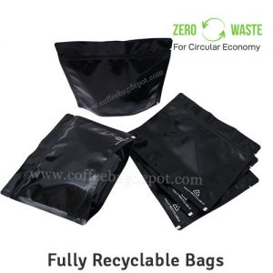 Recyclable Stand Up Pouches Wider Width Size