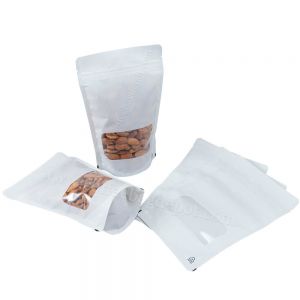 Recyclable Stand Up Pouches With Rectangle Window
