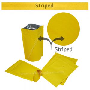 Kraft Paper Stand Up Pouches With Valve